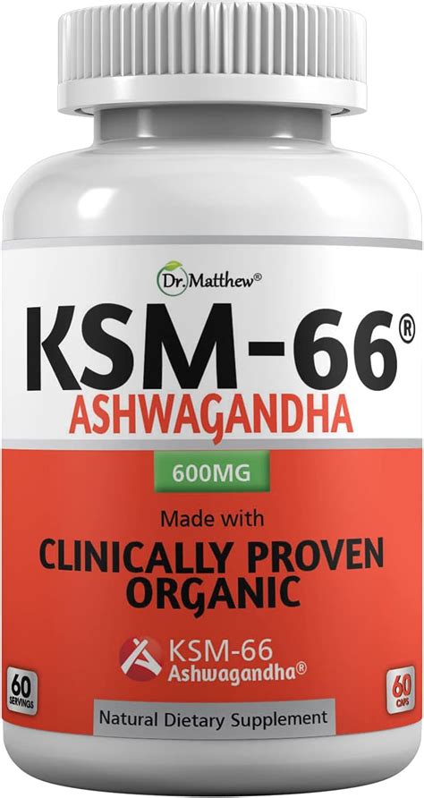 Organic Ashwagandha Ksm 66 Capsules Ashwagandha Root Powder Ksm66 Ashwagandha