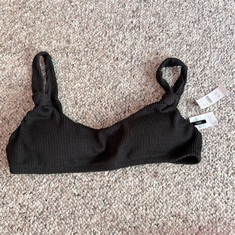 J Crew Swim J Crew Ruched Texture Bikini Top Sz Xl Poshmark