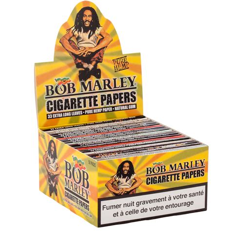 Smoking Bte de 50 Carnets de 33 feuilles à rouler King Bob Marley