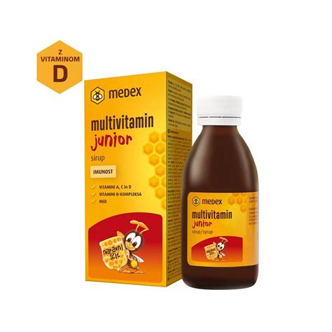 Sirup Multivitamin Junior Z Vitaminom D Medex 150 Ml Extenlab Si