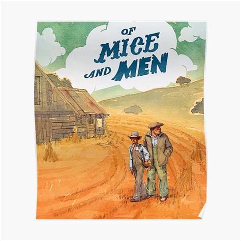 Of Mice And Mens Poster Premium Matte Vertical Poster Designed And Sold