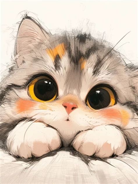 Pin By Elf Noyes On Aaa Journal In Cat Art Illustration Cute