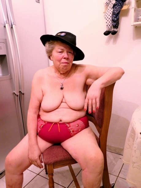 Playful Granny Luise Peeling Her Lingerie Off And Showing Her Saggy Tits CoedCherry