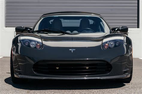 Unreleased Tesla Roadster performance package mule heads to auction