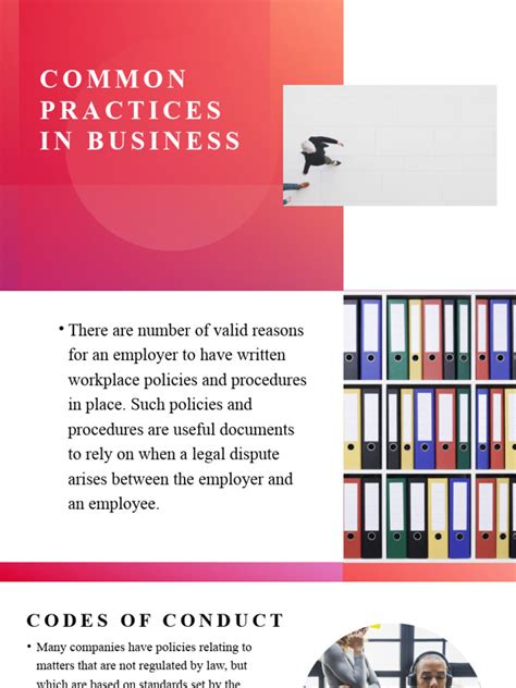 common practices  business  employment policy