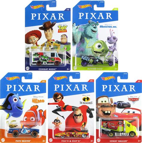 Amazon Hot Wheels 2020 Bundle Of 5 Disney Pixar Toy Story Monster S Inc Finding Nemo
