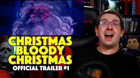 Reaction Christmas Bloody Christmas Trailer Shudder Horror Movie