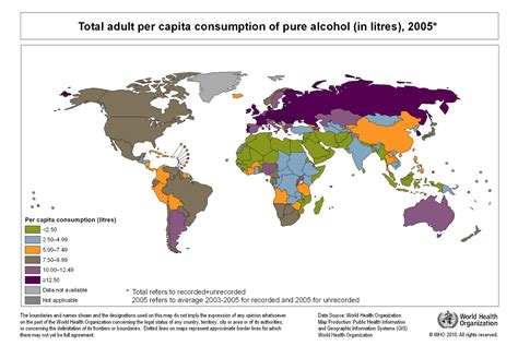 Global Consumption Of Alcohol Consumo De Álcool No Mundo Claudia