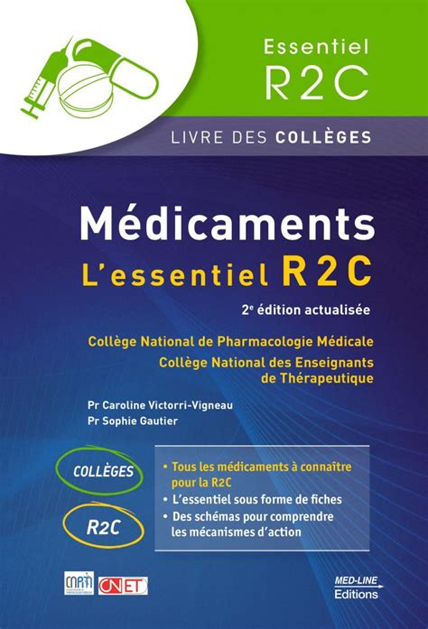 Med line Médicaments Lessentiel R2C 2ème édition 2022 PDF gratuit