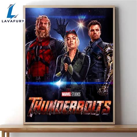 Marvel Studios 2024 Thunderbolts Canvas Poster Lavafury