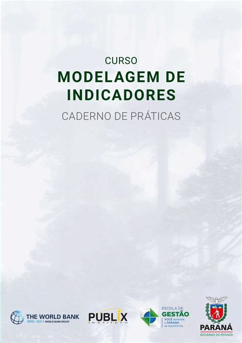 Pdf Curso Model Agem De Indicadores Adapar Pr Gov Br De