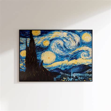 The Starry Night Oil Painting – Cosy Home Space