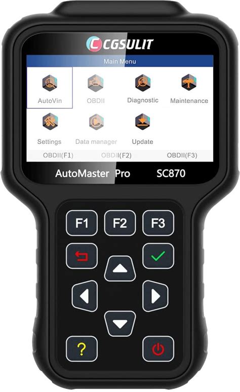 Cgsulit Obd Scanner All Systems Diagnostic Scan Tool With Special Epb