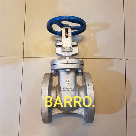 Jual GATE VALVE KITZ CAST IRON JIS 10K FLANGE 2 DN 50 Shopee Indonesia