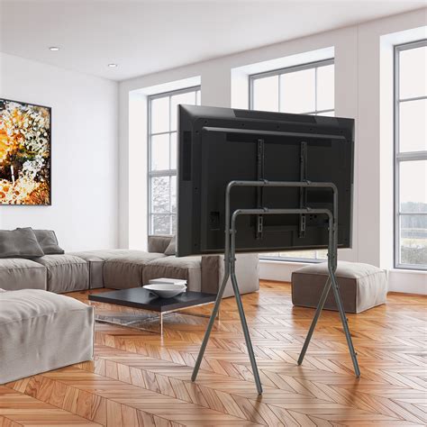 Black TV Floor Stand Mount // 37" - 70" - Promounts - Touch of Modern