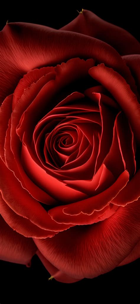 Red Rose Wallpaper 4K, Red flower, Black background, 8K