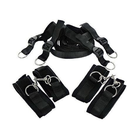 Bdsm Restraint Set Bdsm Bondage Set Bdsm Couple Set Sex Toys Bed Handcuff And Foot Handcuff