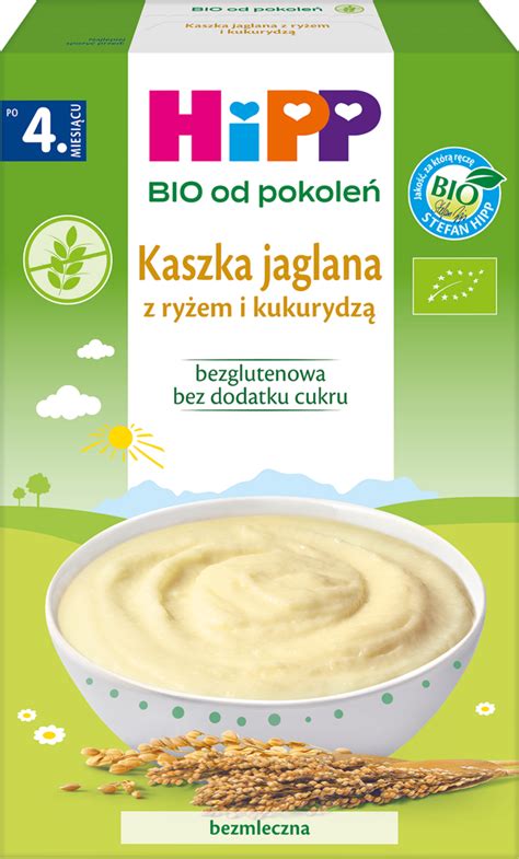 Hipp Bio Od Pokole Kaszka Jaglana Bezmleczna Z Ry Em I Kukurydz