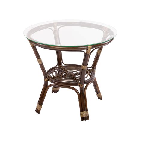 Стол кофейный "багама" (Ecodesign) коричневый ротанг 55 см. 132834 ...