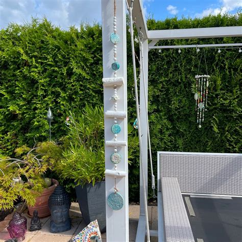 Windspiel Keramik Mobile Keramik Garten Keramik Etsy De