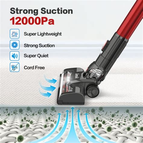 Refurb Inse N Kpa Min Cordless Handheld Stick Carpet Floor Vacuum