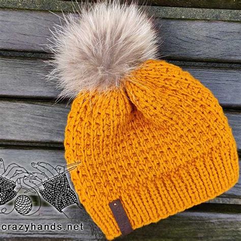 Ads Free Fish Scale Knit Hat Pattern · Crazy Hands