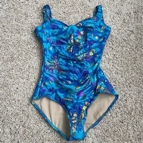 Slimsuit Vintage One Piece Bathing Suit Gem