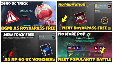 How To Get Free Royal Pass In Bgmi Get 60 UC Voucher Free Bgmi Next