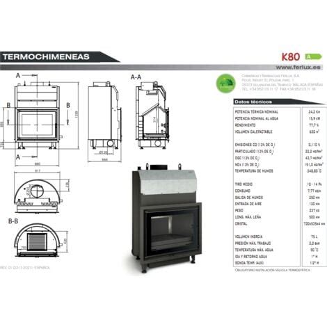 Estufa De Le A Ferlux Modelo Hogar K Con Agua