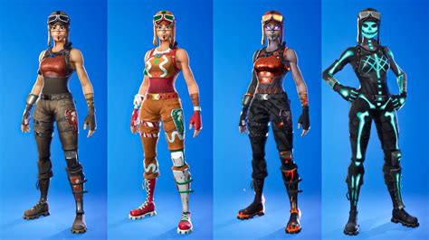 All Renegade Raider Skins Showcase Fortnite Battle Royale YouTube