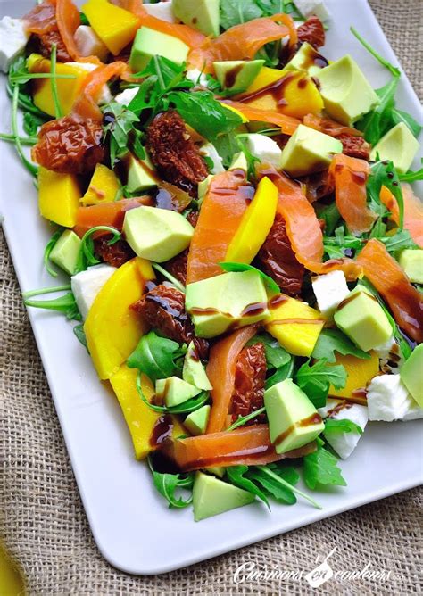 Salade Au Saumon Fum La Mangue Cuisinons En Couleurs