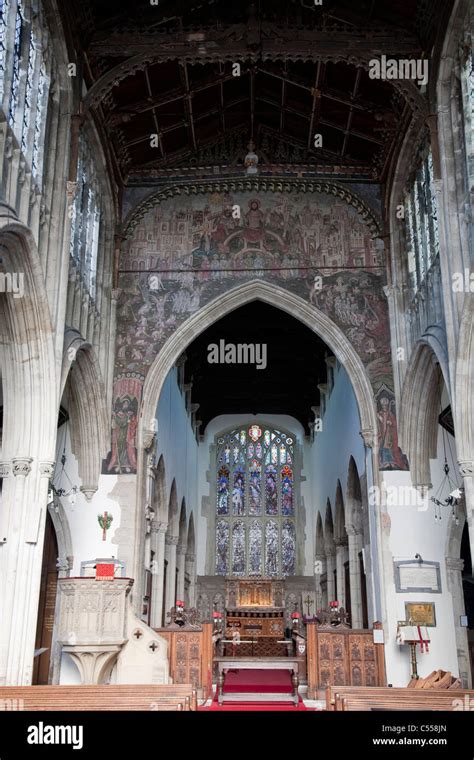 Interior of St Thomas of Canterbury Parish Church in Salisbury Stock ...