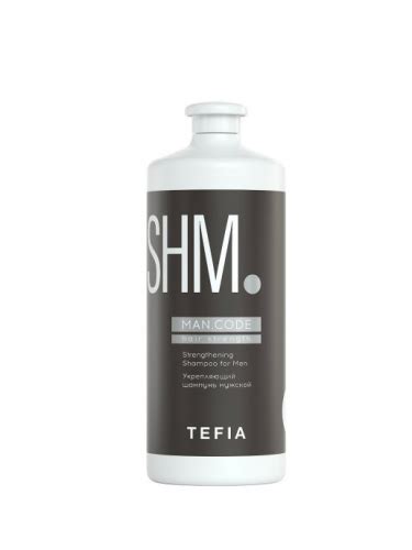 Tefia MAN.CODE Укрепляющий шампунь мужской