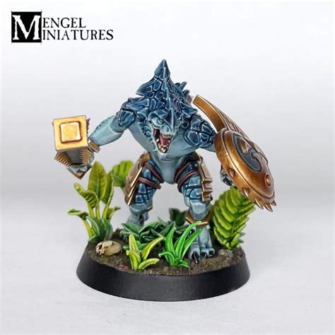 Mengel Miniatures Painting Abroad Saurus Warrior Painting Tutorial