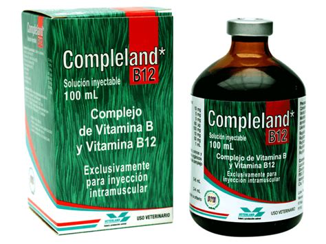 Compleland B12 Complejo B Veterinario Con Vitamina B12 Vitamina B1