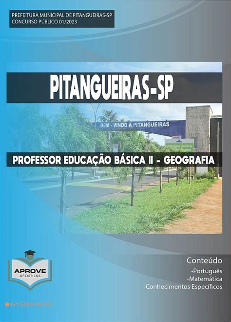 APOSTILA PITANGUEIRAS PROFESSOR EDUCAÇÃO BÁSICA II GEOGRAFIA