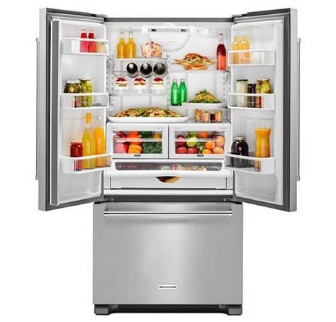 Kitchenaid 36 Inch Width Counter Depth French Door Refrigerator