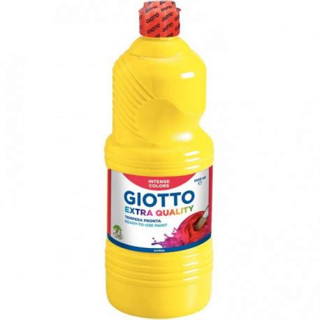 GOUACHE LIQUIDE GIOTTO FLACON 1L JAUNE OR EXTRA QUALITY SETICO