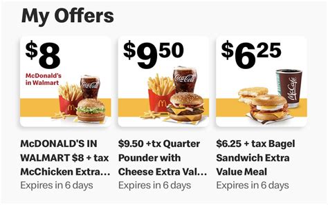 [McDonalds] $8 McChicken Meal, $9.50 Quarter Pounder with Cheese Meal ...