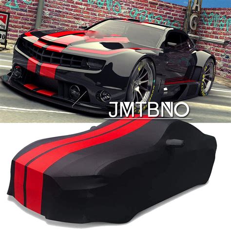 Red Camaro Black Stripes