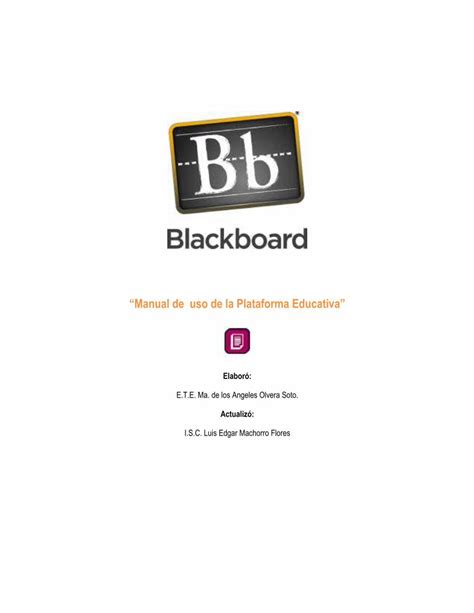 Pdf Blackboard Uaeh Manual Uso Blackboard Dokumen Tips