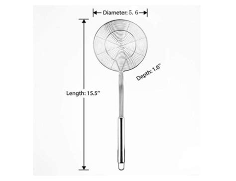 Spider Strainer Skimmer Stainless Steel Asian Strainer Ladle Frying