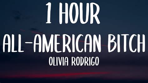 Olivia Rodrigo All American Bitch Hour Lyrics Youtube