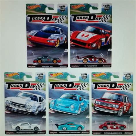 Set De Autos Track Day Escala Hot Wheels Simaro Co