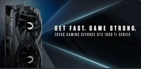 Zotac Gaming Geforce Gtx 1660 Ti With Gddr6 Memory Announced