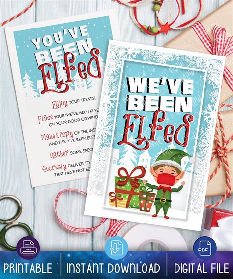 Weve Been Elfed Christmas Game Youve Been Elfed Weve Been Etsy Canada