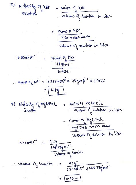 Solved What Volume In L Of A 0724 M Nal Solution Contains 0405 Mol