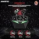 btg  wireless earbuds deep bass  playtime enc mic