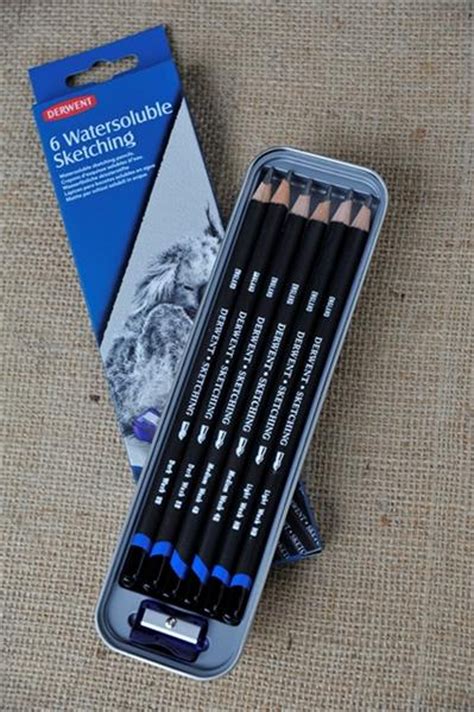 Derwent Watersoluble Sketching Pencils Set Of 6 £1050 Pegasus Art