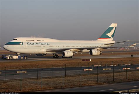 B HOP Cathay Pacific Boeing 747 467 Photo By U Eimers ID 265992